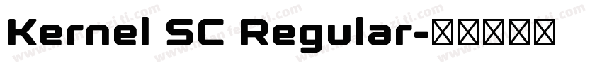 Kernel SC Regular字体转换